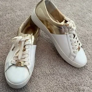 Michael Kors | Shoes | Michael Michael Kors White Gold Michael Kors | Shoes | Michael Michael Kors White Gold